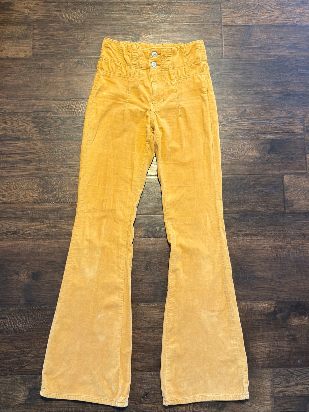Free People We The Free Jayde High Rise Corduroy Flare Pants 24x32